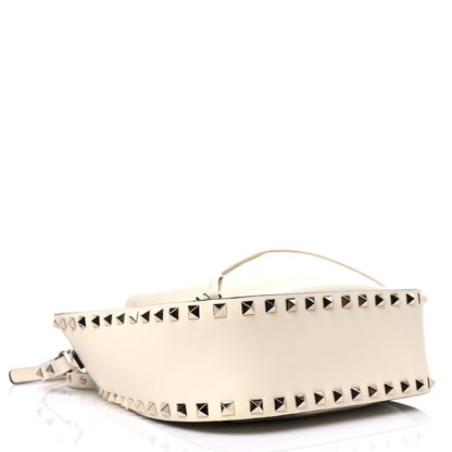 Valentino Garavani Calfskin Rockstud Bucket Bag Ivory 4 of 9