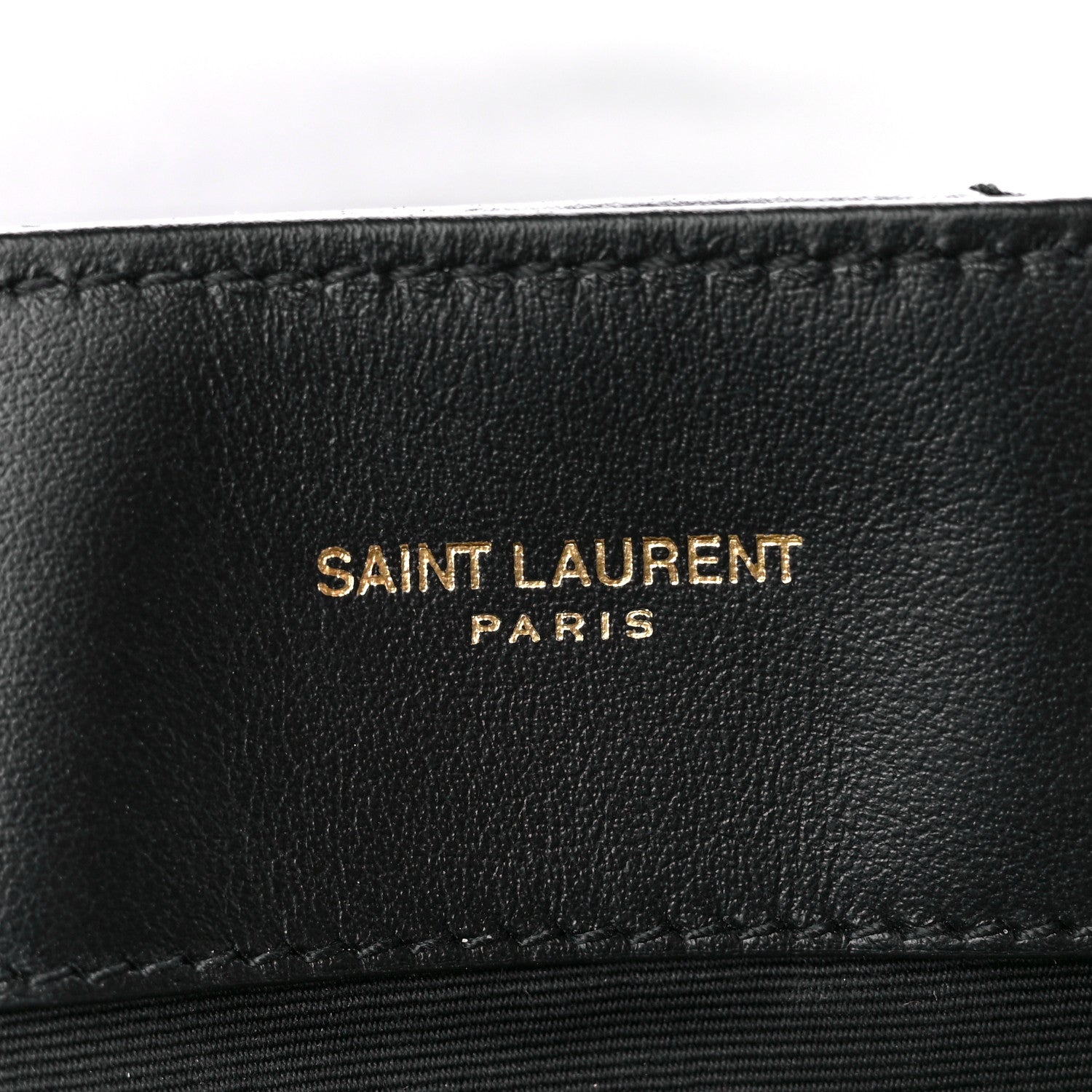 Saint Laurent Calfskin Y Quilted Monogram Large Loulou Chain Satchel Black 7 of 12