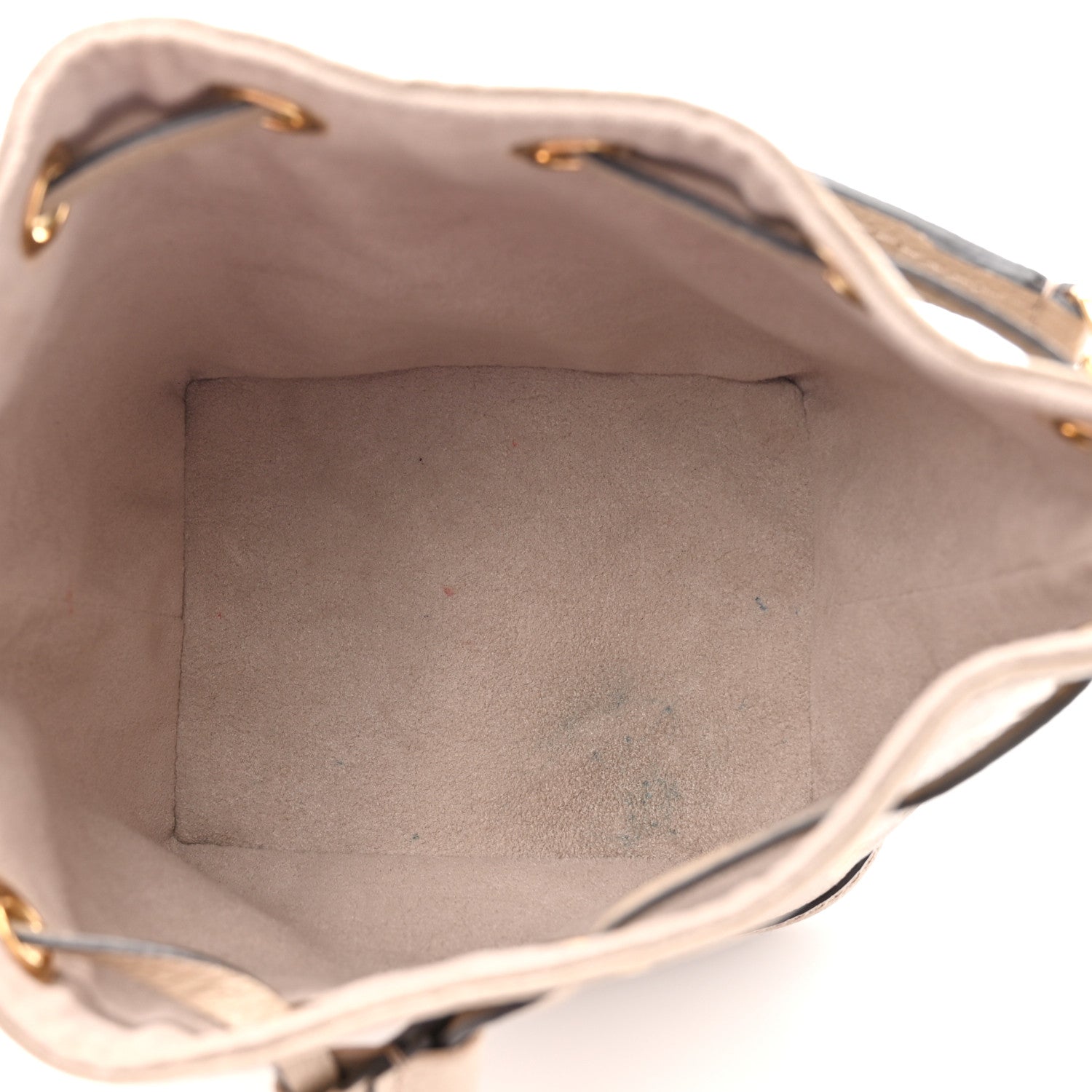Louis Vuitton Empreinte Monogram Giant Nano Noe Tourterelle Creme 5 of 10