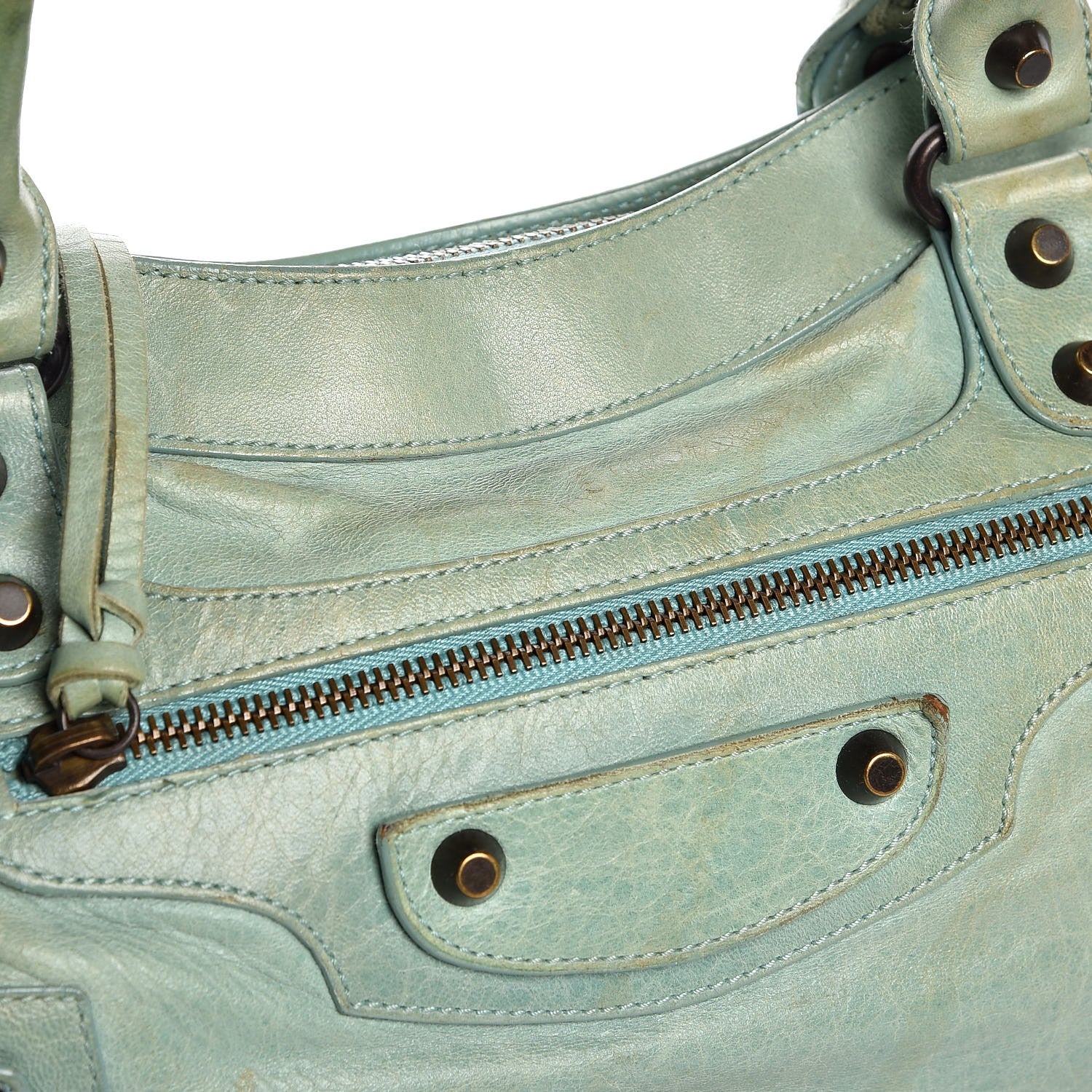 Balenciaga Chevre Classic Hardware First Vert D'eau 10 of 22