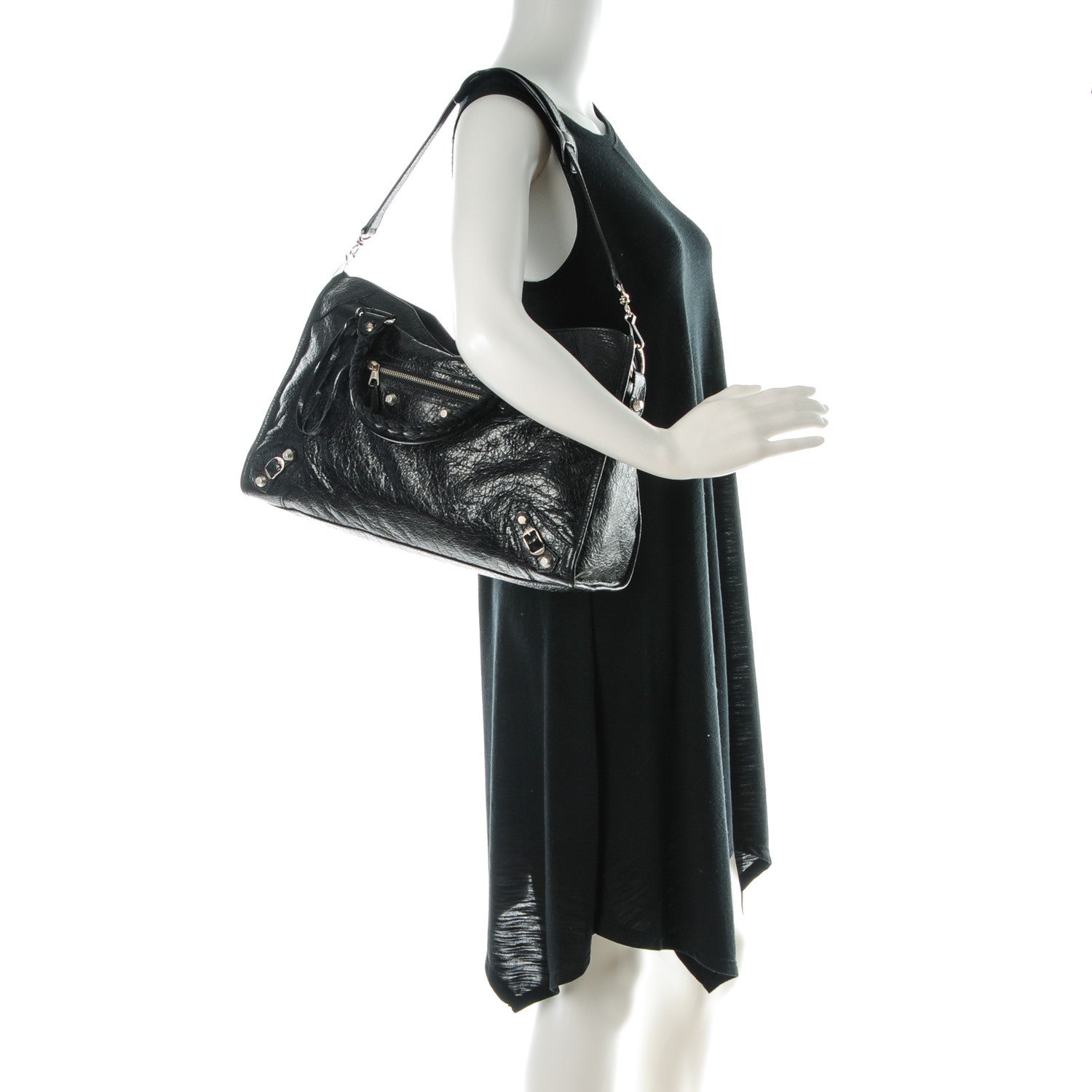 Balenciaga Agneau Giant 12 Silver Hardware City Black 2 of 8