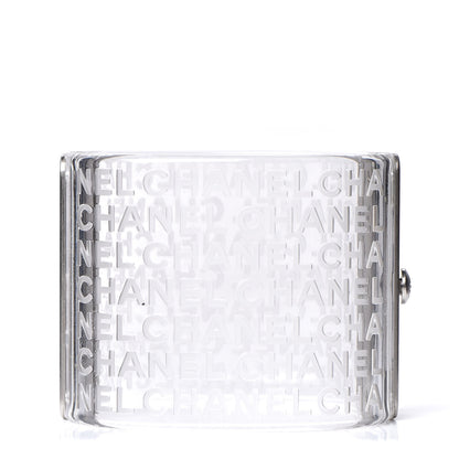 Chanel Metal Resin Logo Cuff Transparent 1 of 6