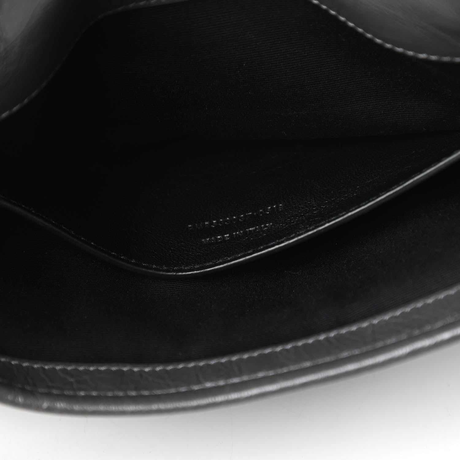 Saint Laurent Crinkled Calfskin Matelasse Monogram Baby Niki Chain Satchel Storm 9 of 11