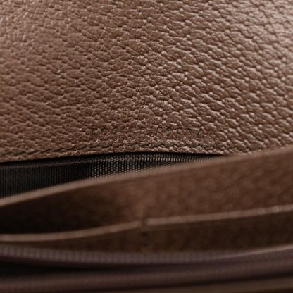 Gucci GG Supreme Monogram Web Ophidia Continental Wallet Brown 7 of 9