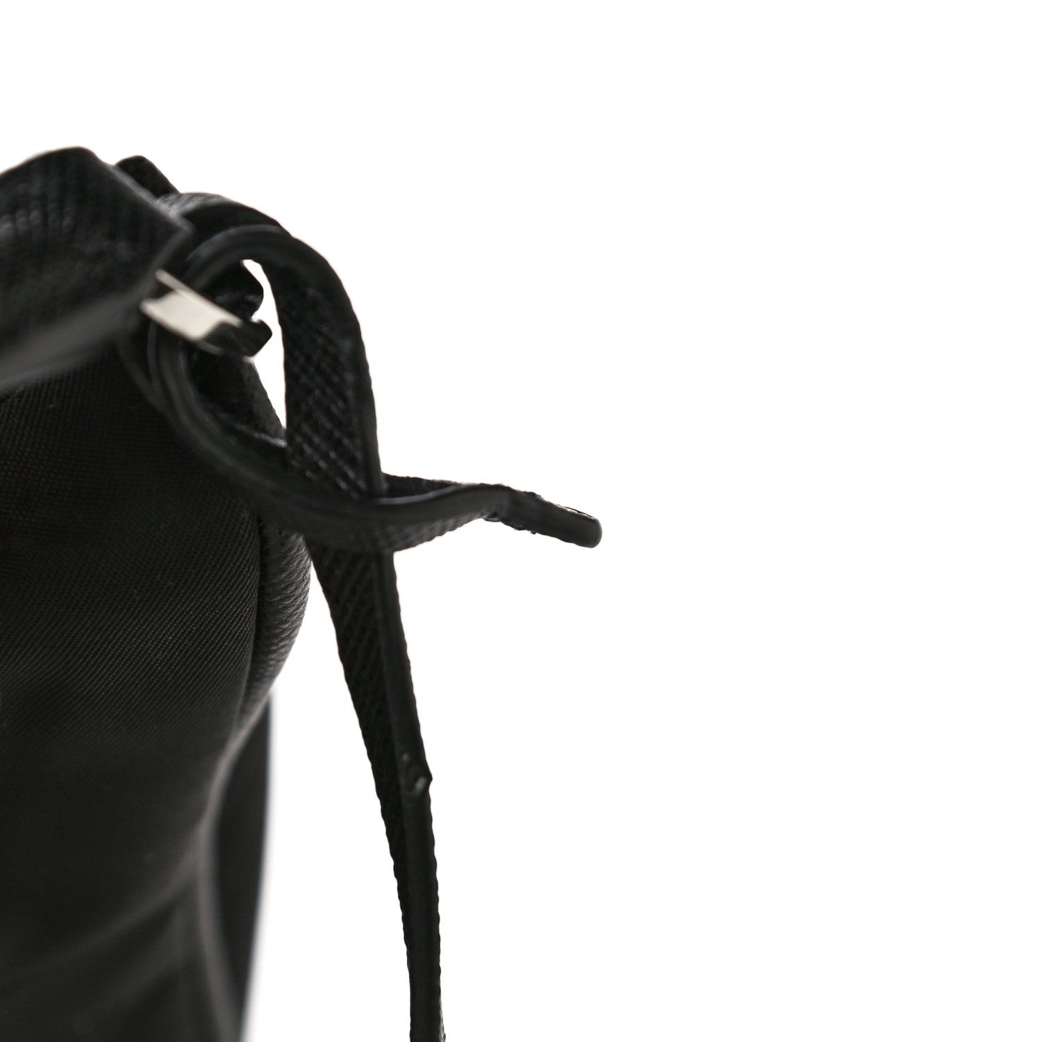 Prada Tessuto Nylon Saffiano Mini Re-Edition 2005 Bag Black 9 of 10