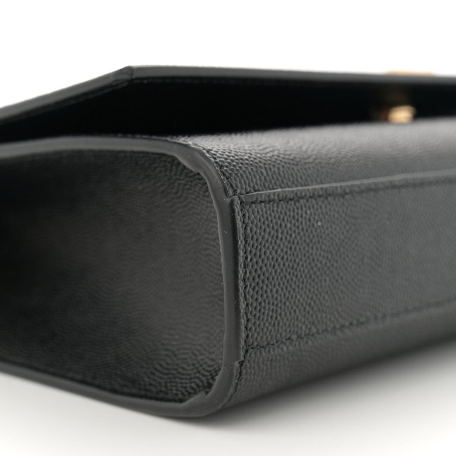 Saint Laurent Grain De Poudre Medium Classic Monogram Kate Satchel Black 9 of 12