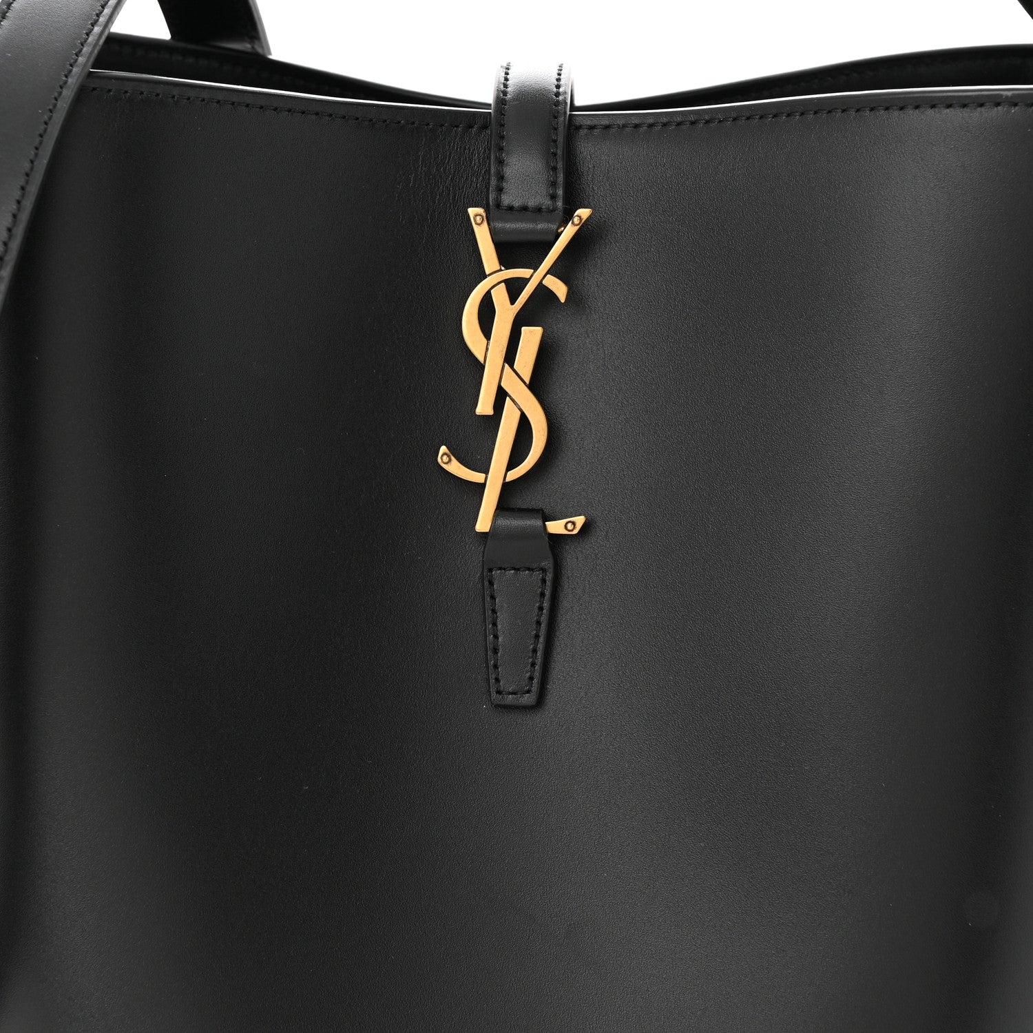 Saint Laurent Shiny Calfskin Le 37 Bucket Bag Black 8 of 11