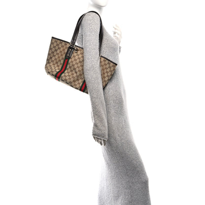 Gucci Monogram Medium Jolicoeur Tote Dark Brown 2 of 10