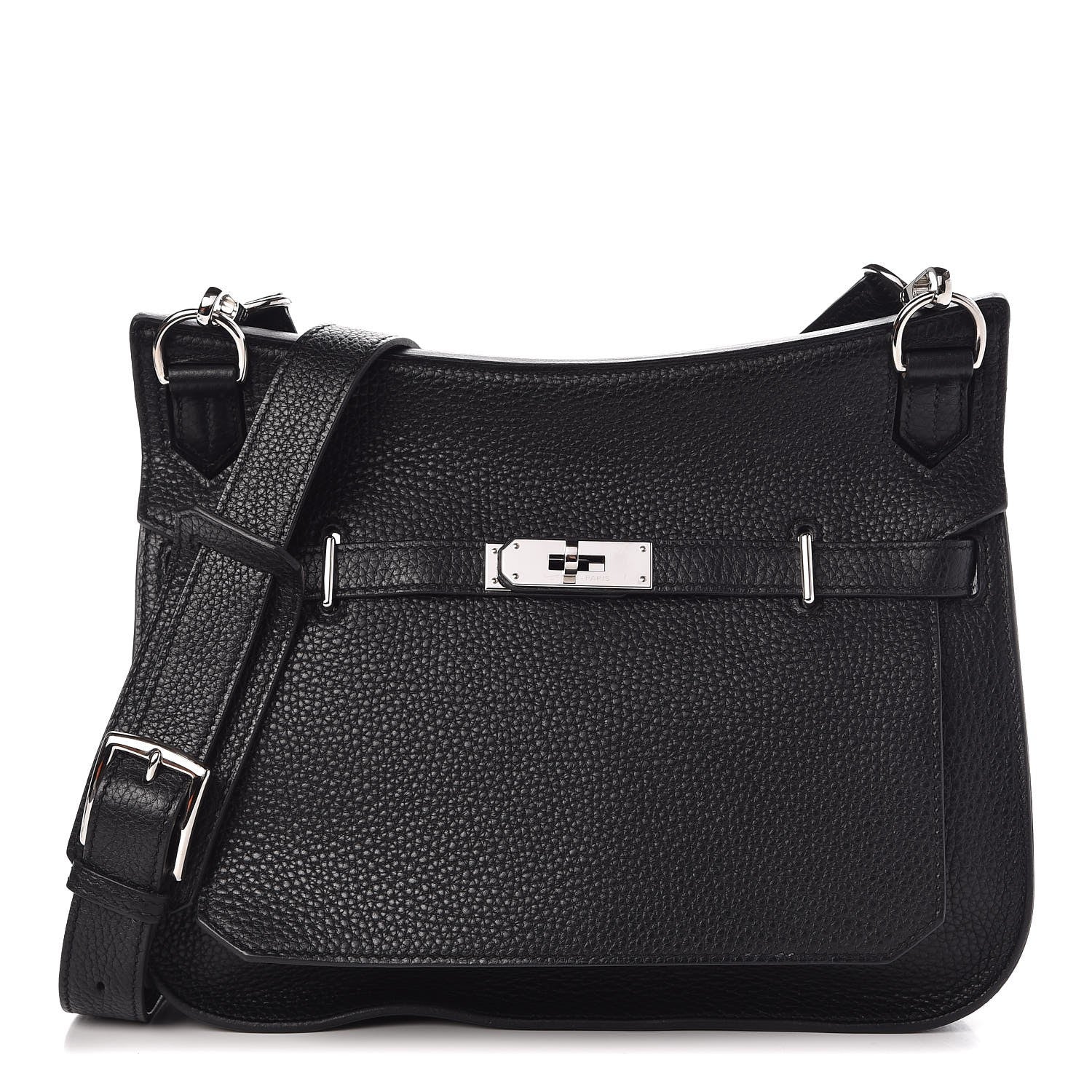 Hermes Taurillon Clemence Jypsiere 28 Black 1 of 11