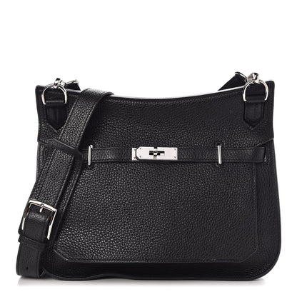 Hermes Taurillon Clemence Jypsiere 28 Black 1 of 11