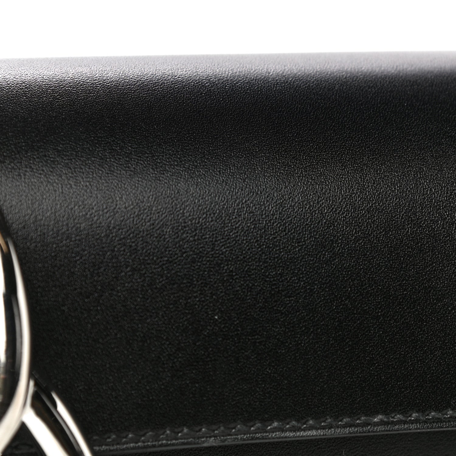 Hermes Tadelakt Egee Clutch Black 12 of 15