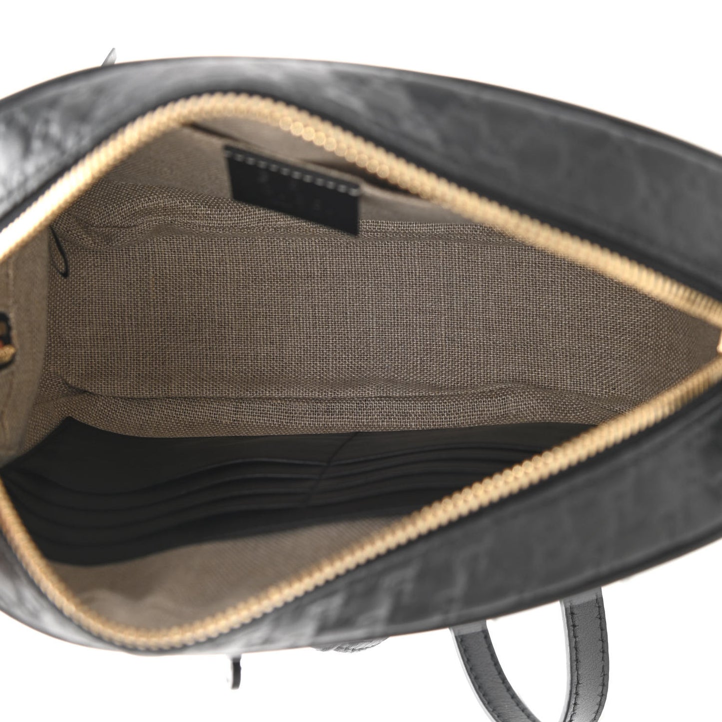 Microguccissima Mini Bree Messenger Bag Black
