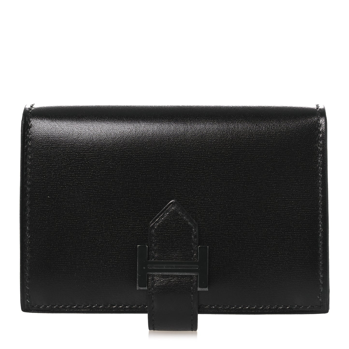 Box Monochrome Bearn Card Holder Wallet Black
