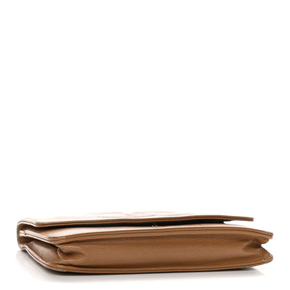 Chanel Caviar Timeless CC Wallet on Chain WOC Beige 3 of 17