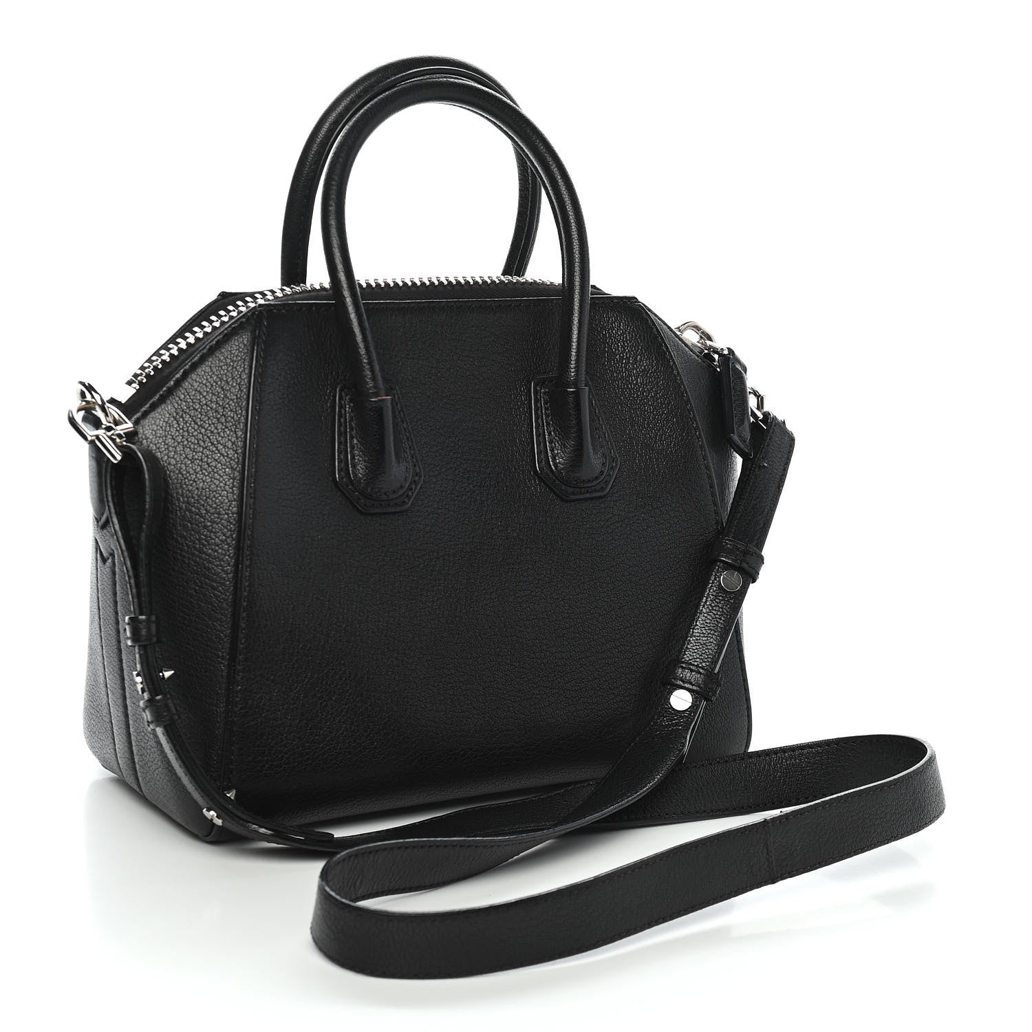 Givenchy Sugar Goatskin Mini Antigona Black 3 of 11