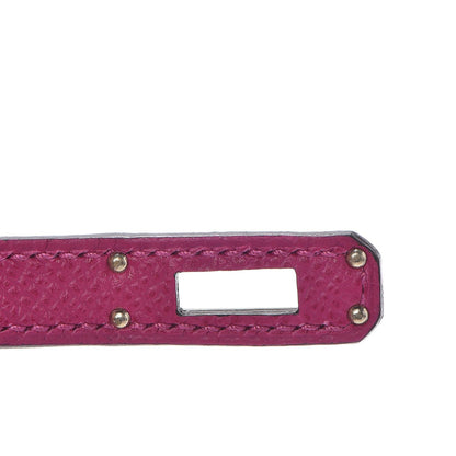 Hermes Epsom Mini Kelly Sellier 20 Rose Pourpre 13 of 23