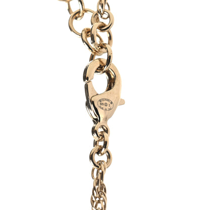 Chanel Crystal CC Twist Long Necklace Gold 4 of 4