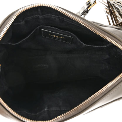 Saint Laurent Calfskin Matelasse Monogram Lou Camera Bag Military Olive 4 of 9