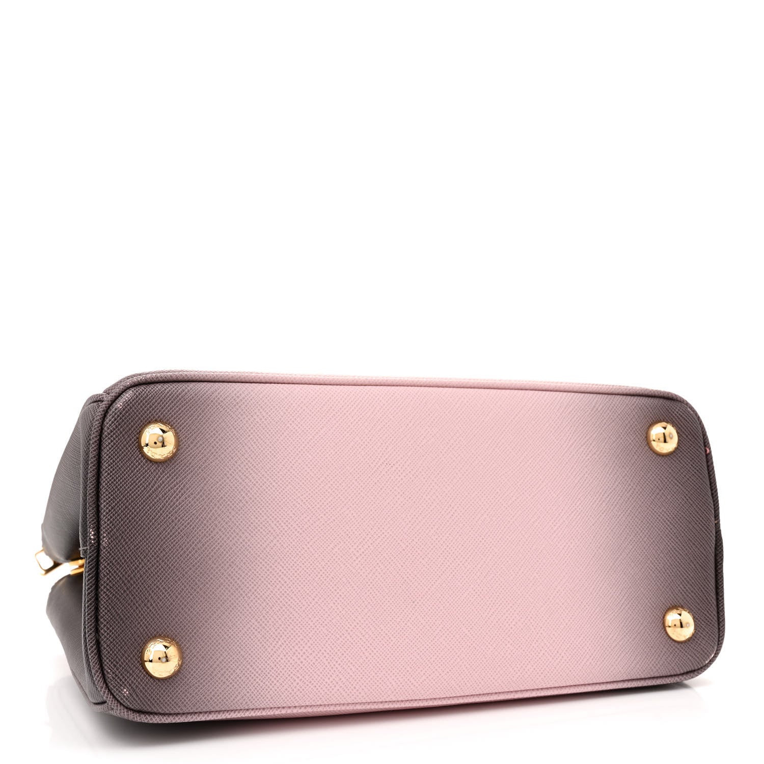 Prada Saffiano Lux Small Galleria Double Zip Tote Gradient Alabaster Pink 4 of 13