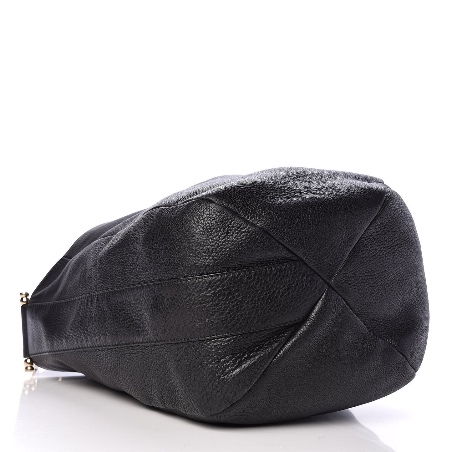 Calfskin Greenwich Medium Shoulder Bag Black