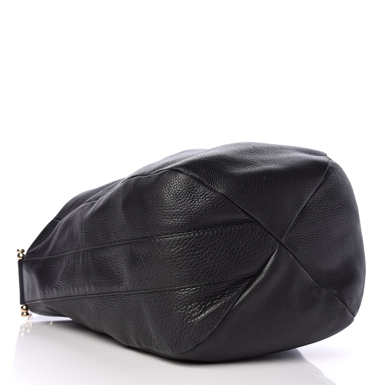 Gucci Calfskin Greenwich Medium Shoulder Bag Black 4 of 13