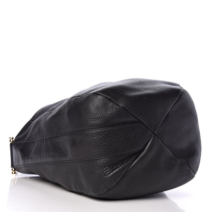 Gucci Calfskin Greenwich Medium Shoulder Bag Black 4 of 13