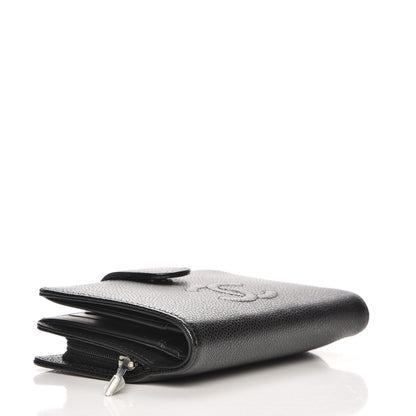 Chanel Caviar Timeless CC Zipped Pocket Wallet Black 4 of 9