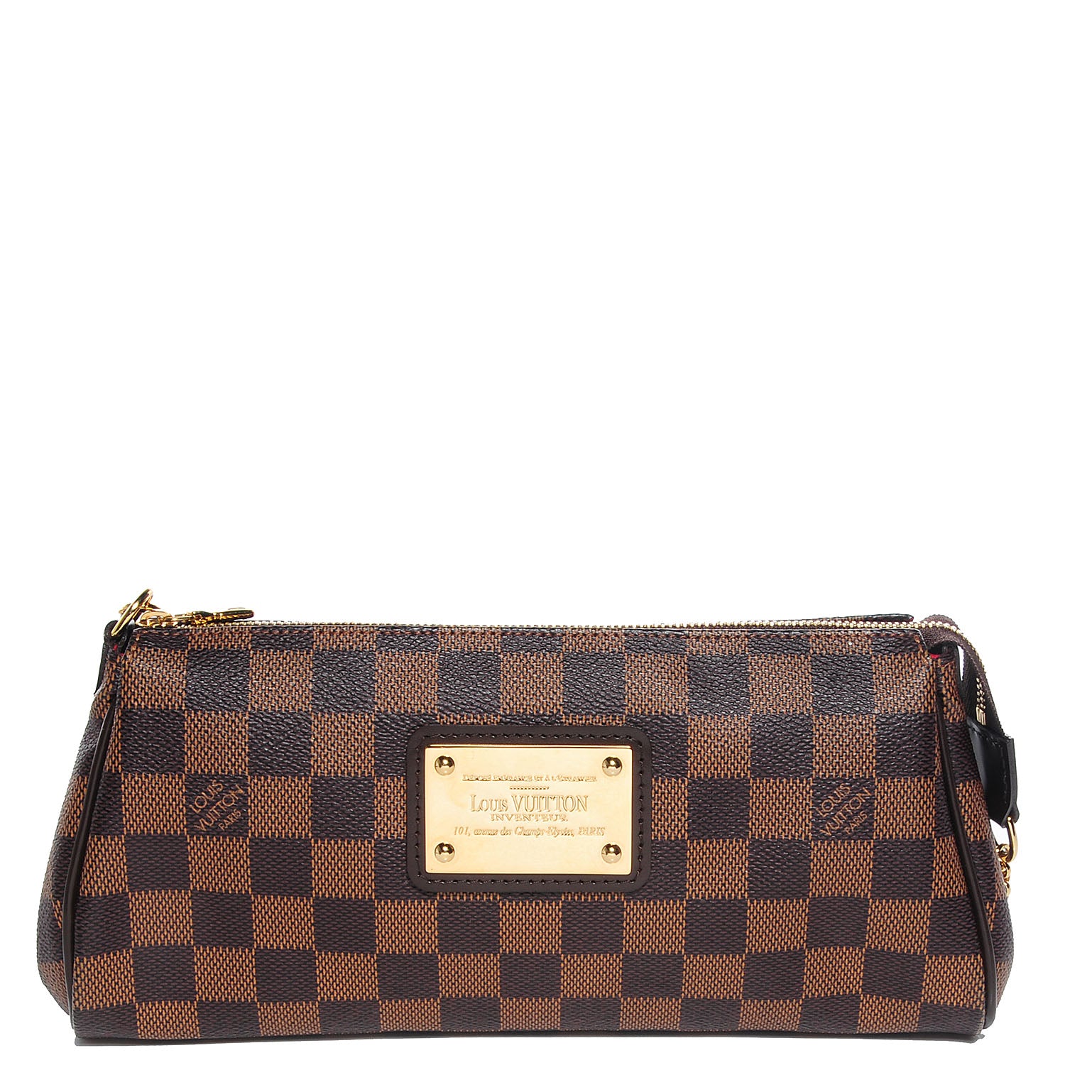 Louis Vuitton Damier Ebene Eva Clutch 1 of 9