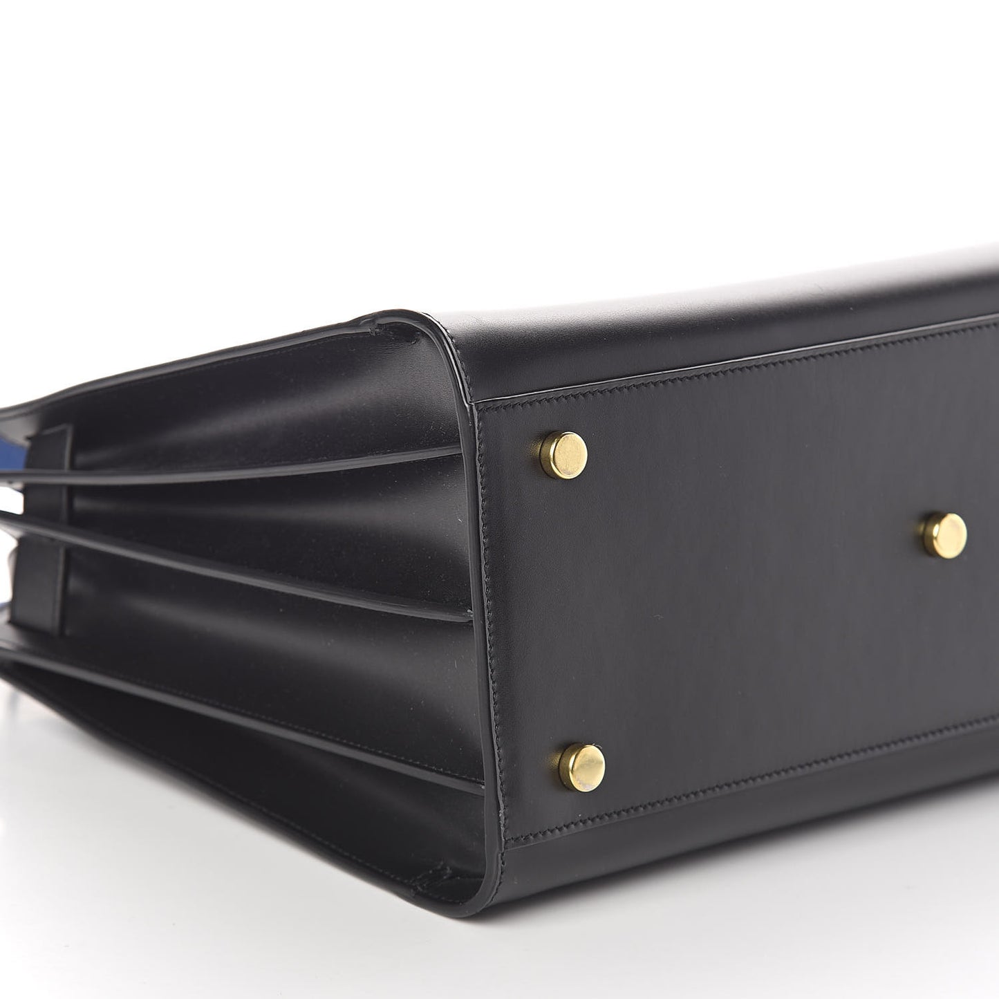Calfskin Small Sac De Jour Black Royal Blue