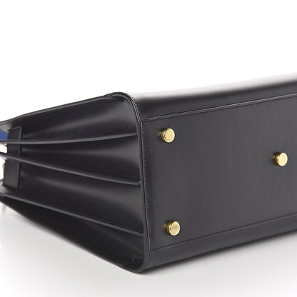 Saint Laurent Calfskin Small Sac De Jour Black Royal Blue 8 of 9