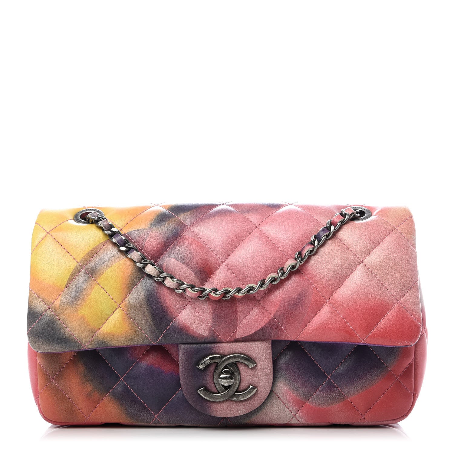 Chanel Lambskin Quilted Small Flower Power Flap Multicolor 1 of 9