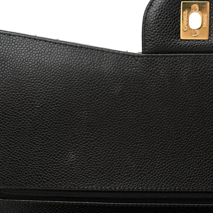 Chanel Caviar Quilted Maxi Double Flap Black 19 of 22