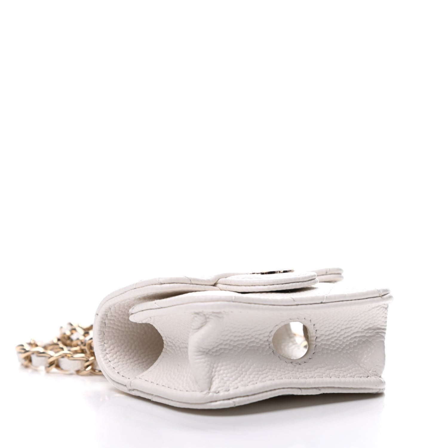 Chanel Caviar Quilted Airpods Pro Case White 4 of 9