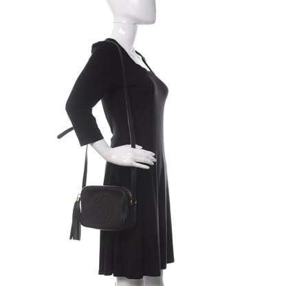 Gucci Pebbled Calfskin Small Soho Disco Bag Black 2 of 13