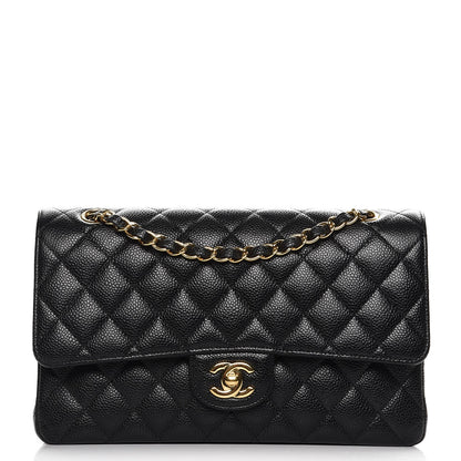 Chanel Caviar Quilted Medium Double Flap Black 1 of 7