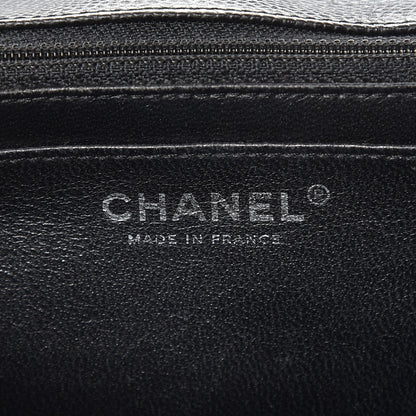 Chanel Caviar Quilted Jumbo Single Flap Black 7 of 13