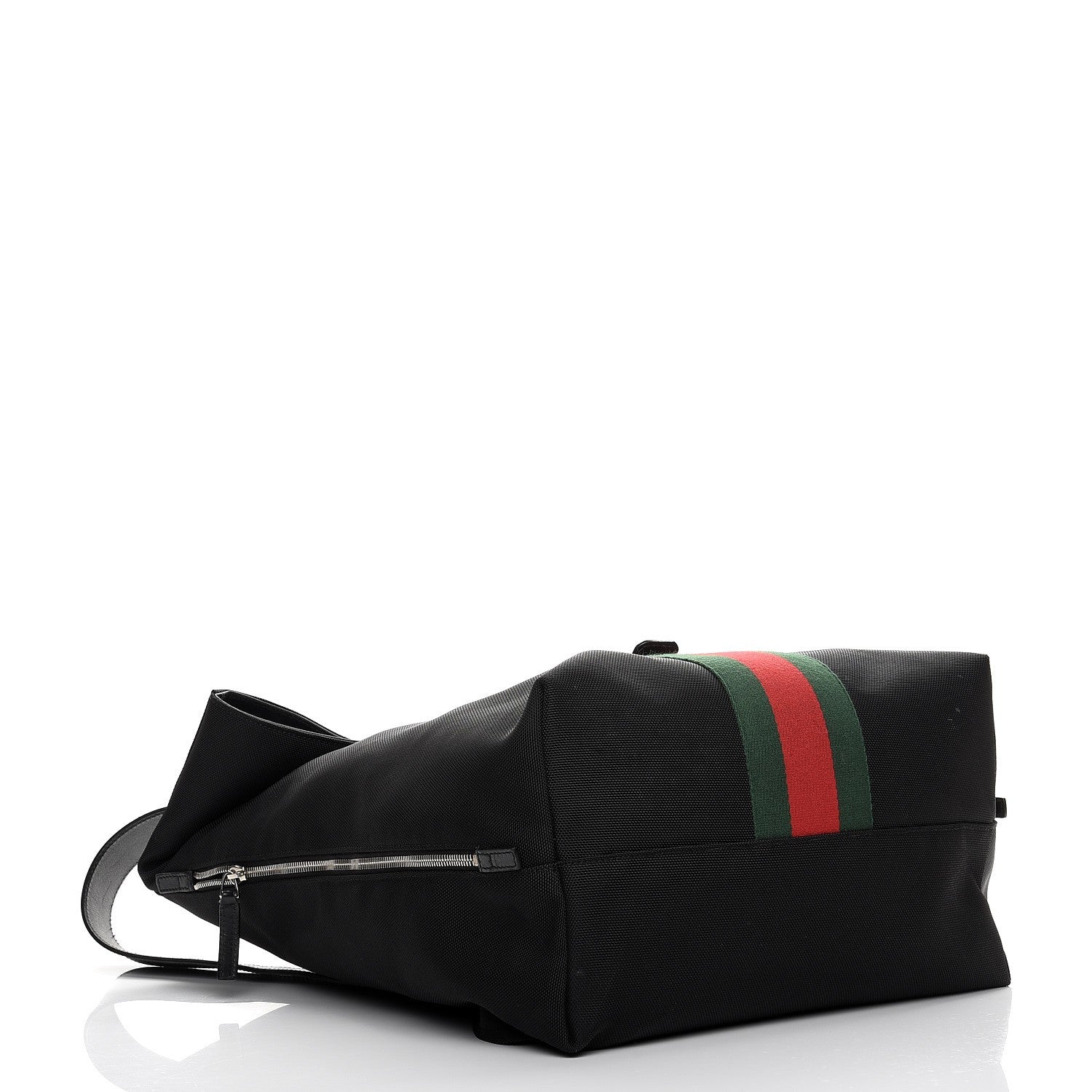 Gucci Techno Canvas Web Single Buckle Backpack Black 4 of 11