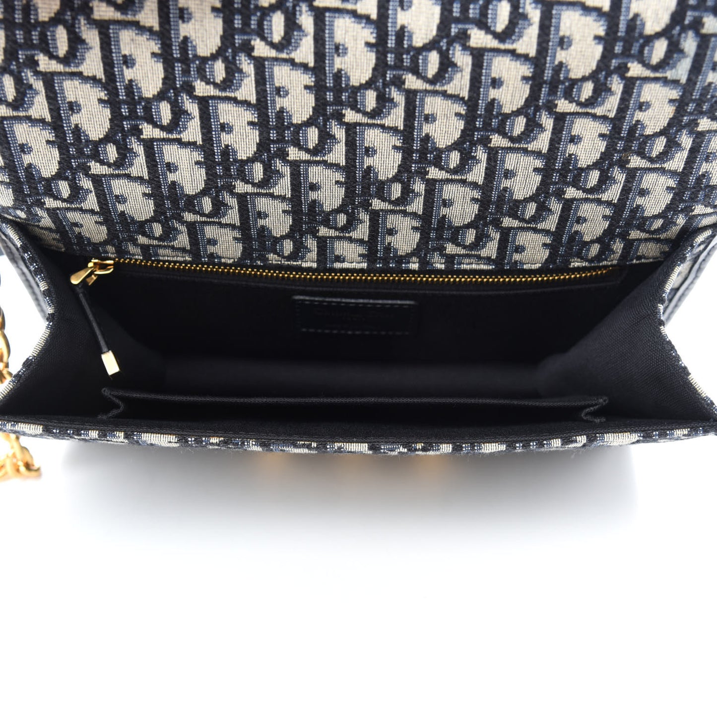 Oblique 30 Montaigne Chain Flap Bag Blue