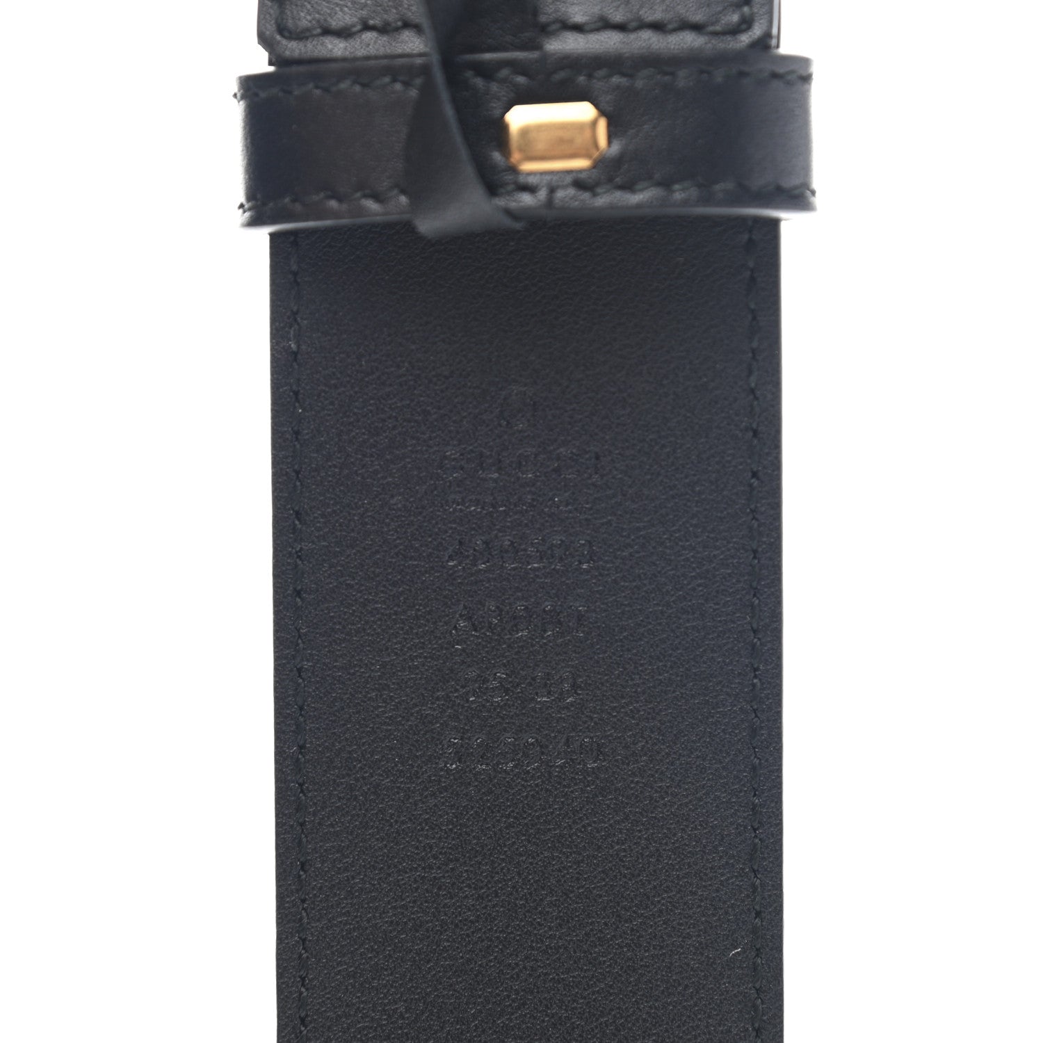 Gucci Calfskin Double G 40mm Belt 95 38 Black 3 of 5