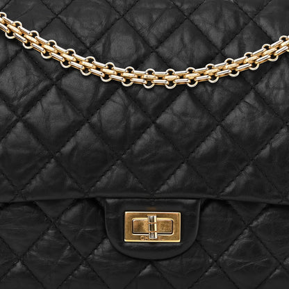 Chanel Aged Calfskin Quilted 2.55 Reissue 226 Flap Black 9 of 11