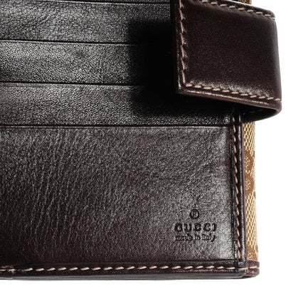 Gucci Monogram New Britt French Wallet Dark Brown 6 of 8