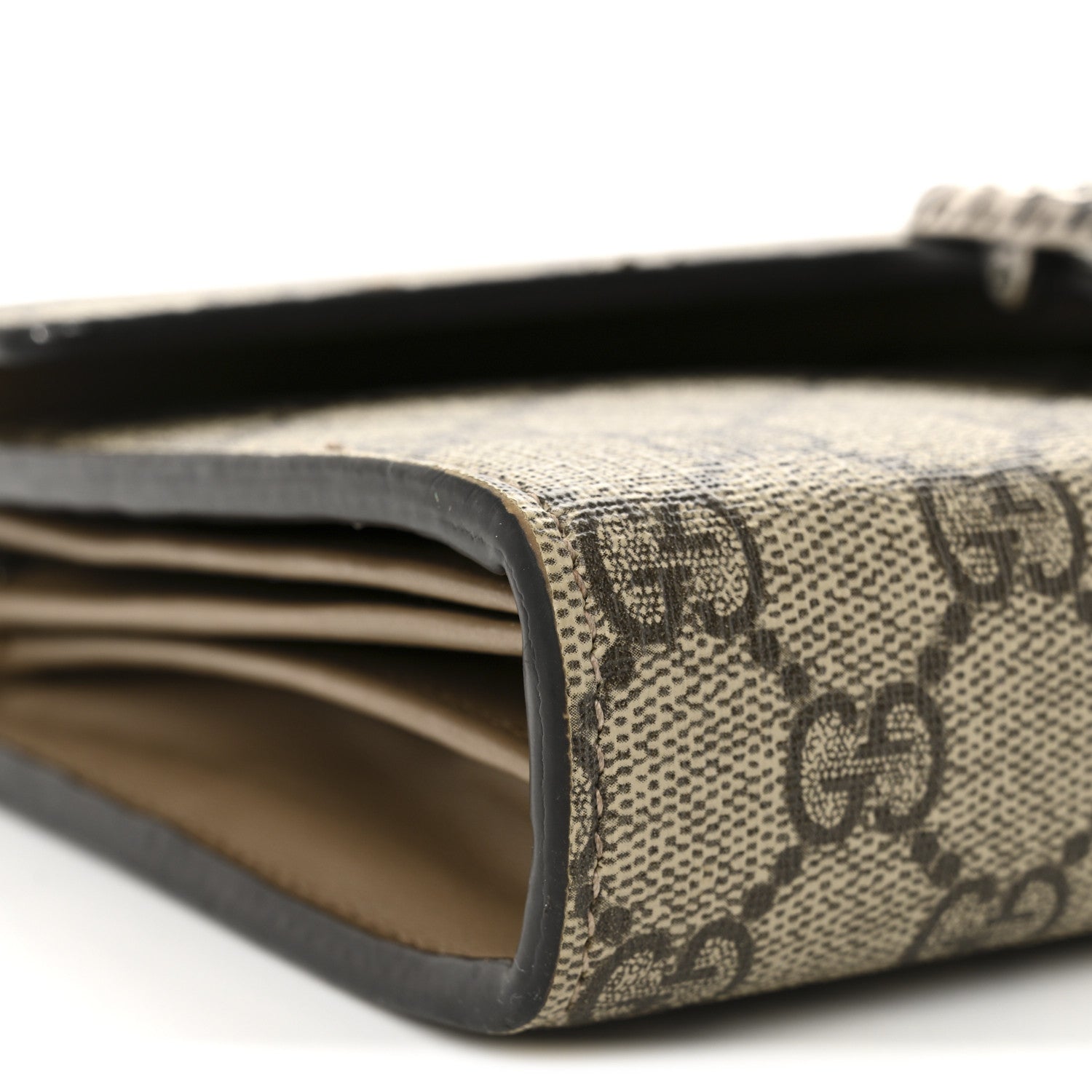 Gucci GG Supreme Monogram Mini Dionysus Chain Wallet Beige Taupe 9 of 12