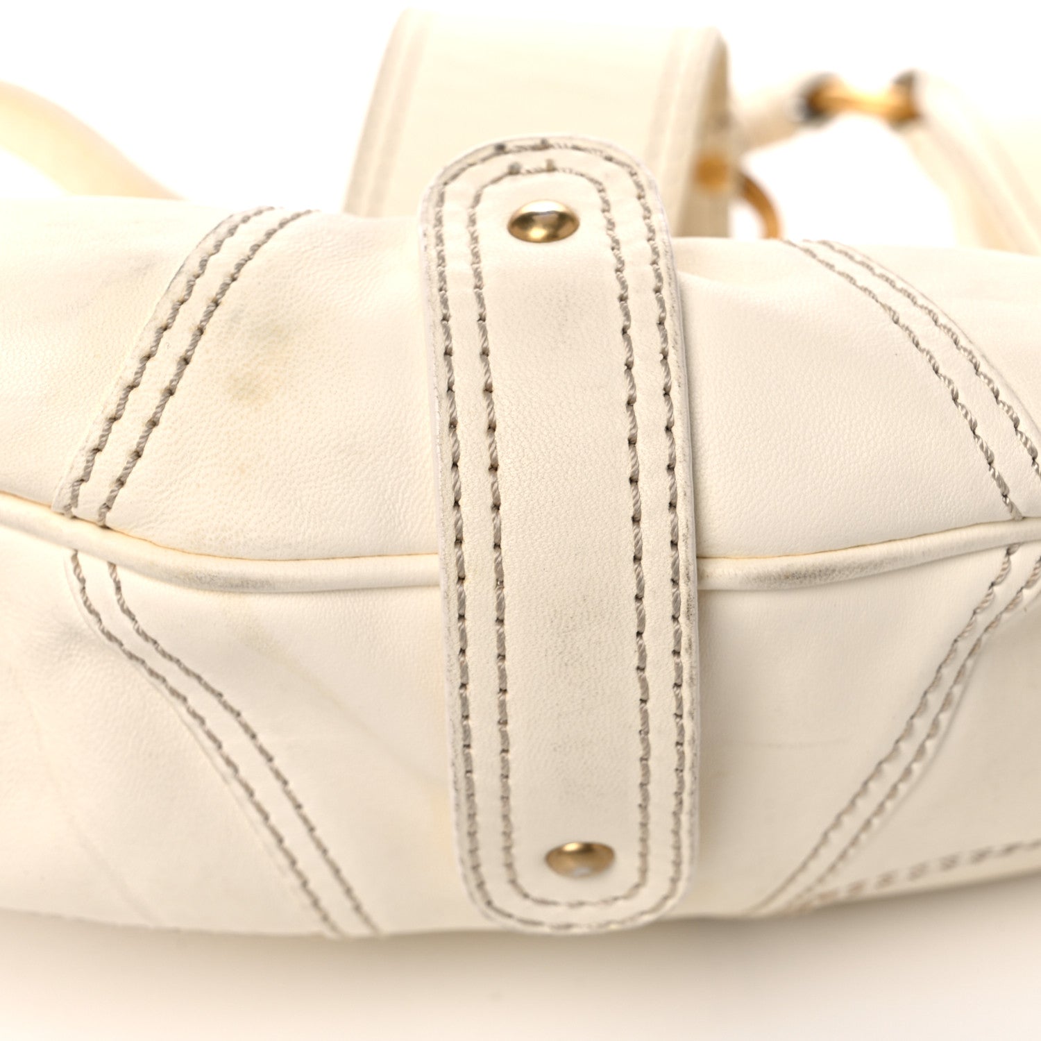 Valentino Garavani Lambskin Catch Hobo White 14 of 26