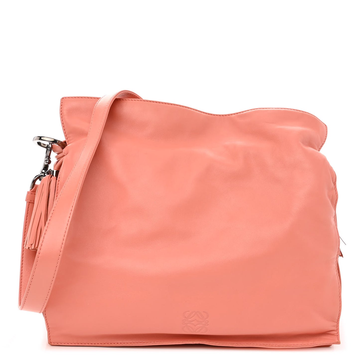 Calfskin Flamenco Knot Bag Pink