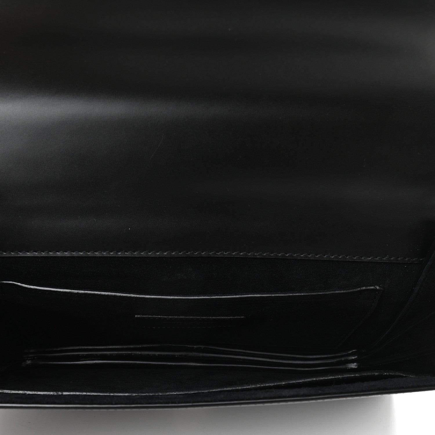 Saint Laurent Smooth Calfskin Shoulder Bag Black 5 of 9