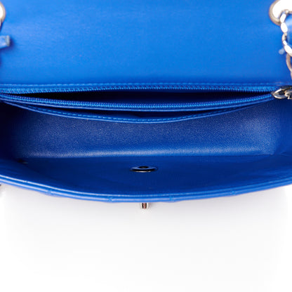 Chanel Lambskin Quilted Mini Rectangular Flap Royal Blue 5 of 11