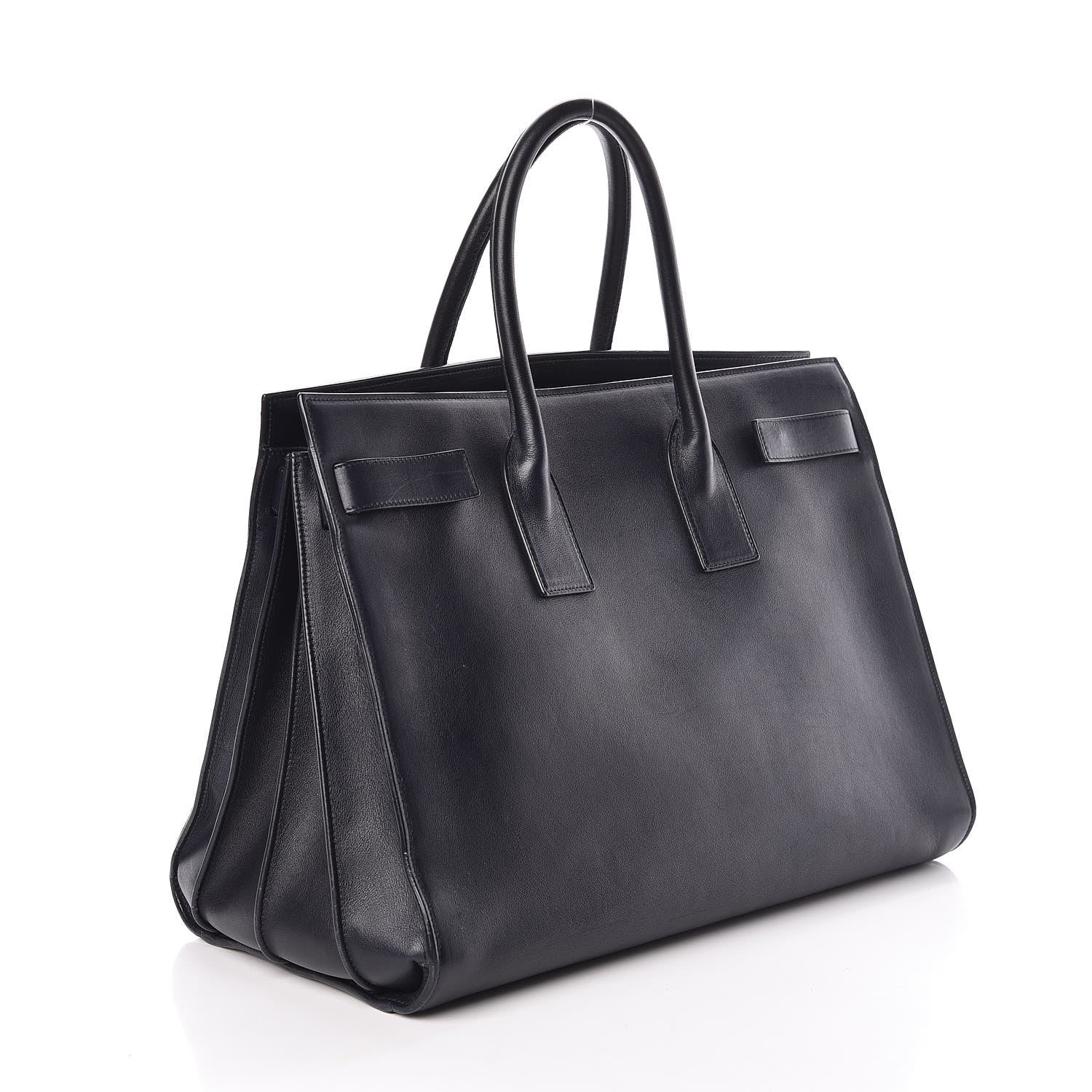 Saint Laurent Calfskin Large Sac De Jour Carryall Navy Blue 3 of 11