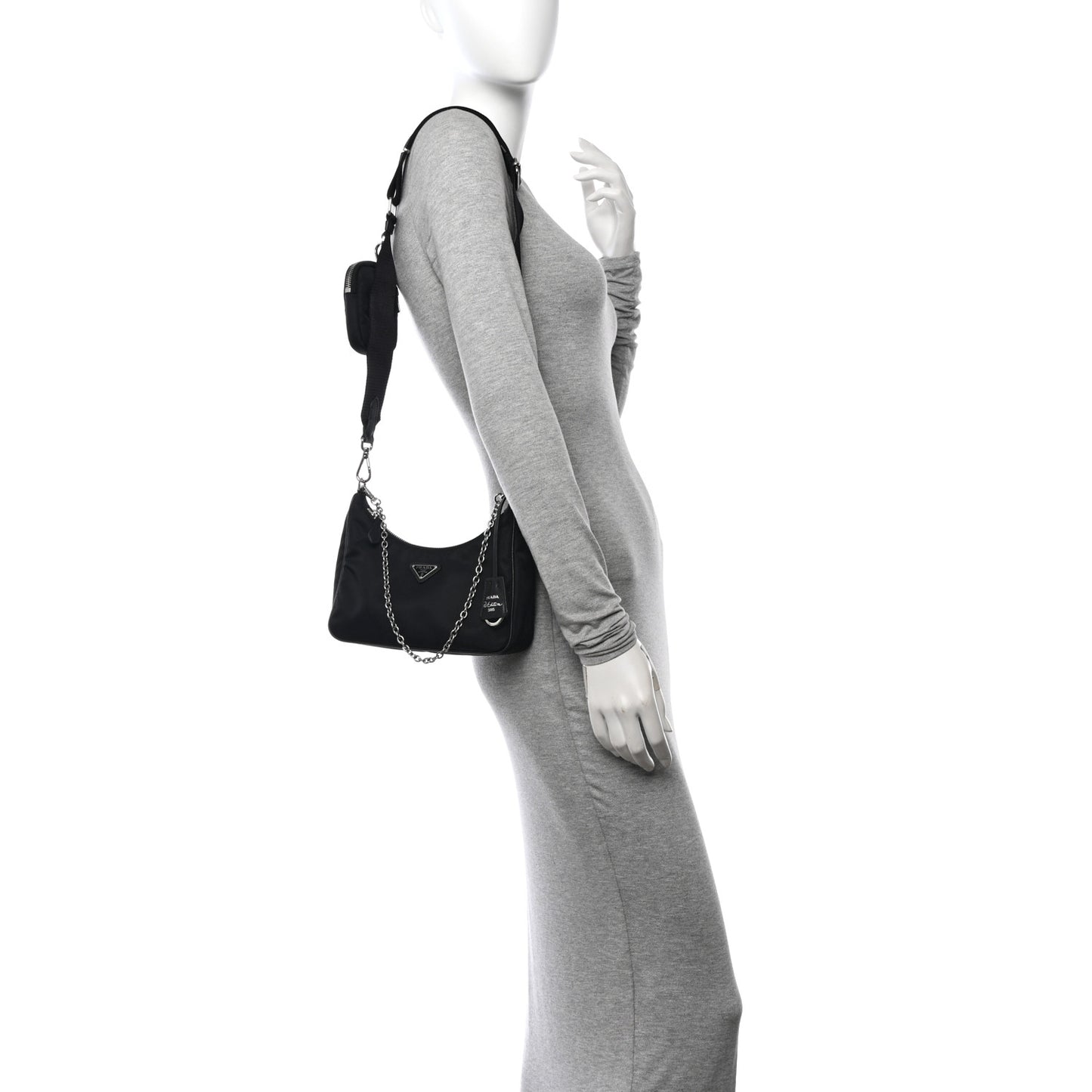 Nylon Re-Edition 2005 Shoulder Bag Black