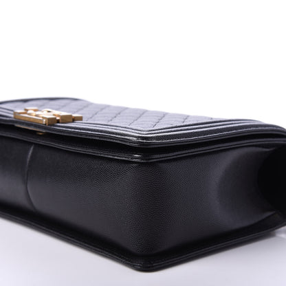 Chanel Caviar Quilted New Medium Boy Flap Black 7 of 11