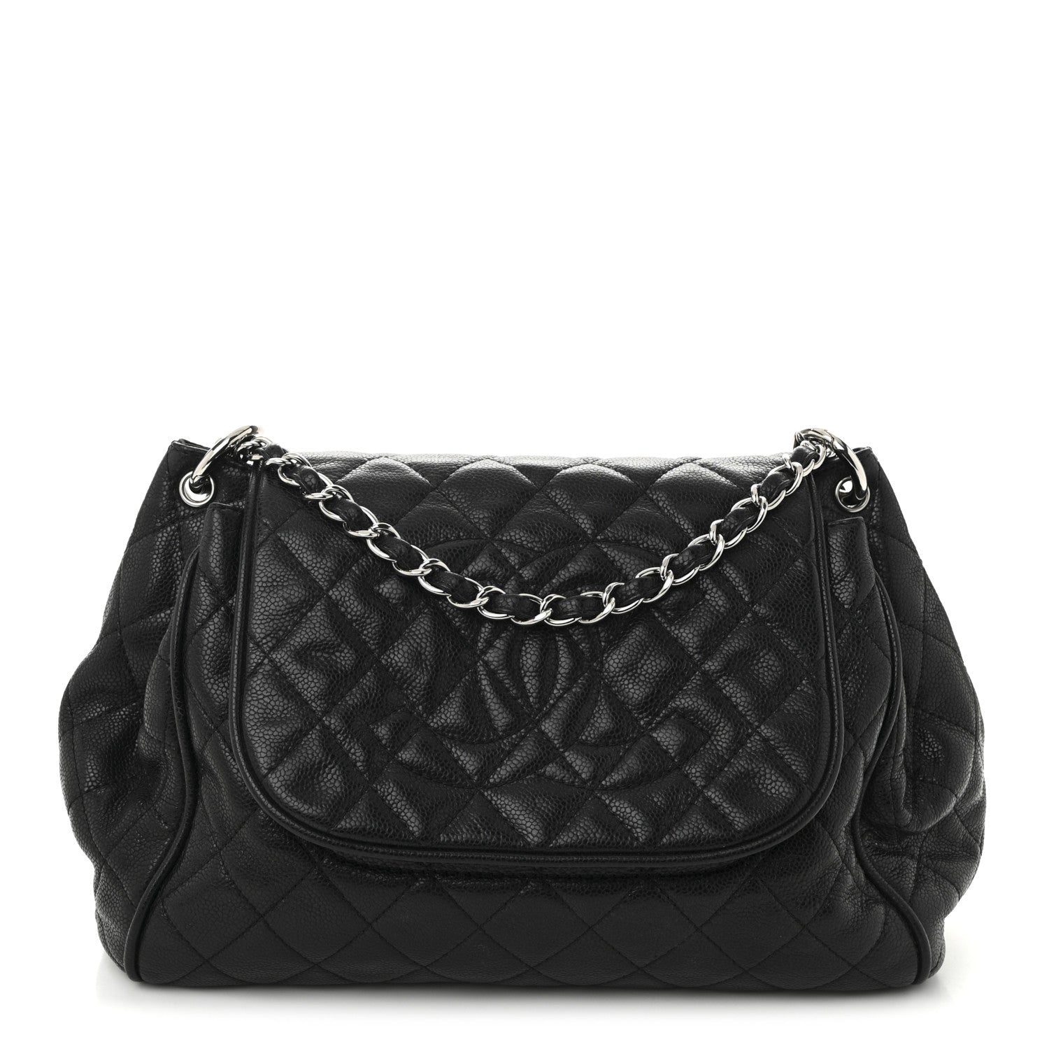 Chanel Caviar Quilted Timeless Accordion Flap Black 1 of 10